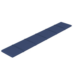 Panneaux muraux 12 pcs Bleu 90x15 cm Tissu 1,62 m²