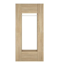 Armoires de couloir 2 pcs Chêne Sonoma Bois d'ingénierie