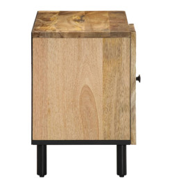 Meuble TV 80x31x46 cm bois massif de manguier