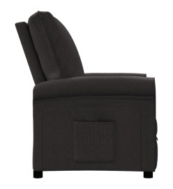 Fauteuil inclinable Noir Tissu