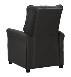 Fauteuil inclinable Noir Tissu