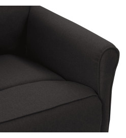 Fauteuil inclinable Noir Tissu