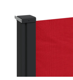 Auvent latéral rétractable rouge 180x600 cm