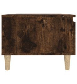 Table d'appoint Chêne fumé 50x46x35 cm Bois d'ingénierie