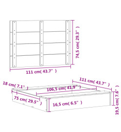 Bac à sable avec couvercle bois de douglas massif
