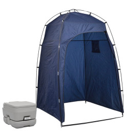 Toilette portable de camping avec tente 10+10 L