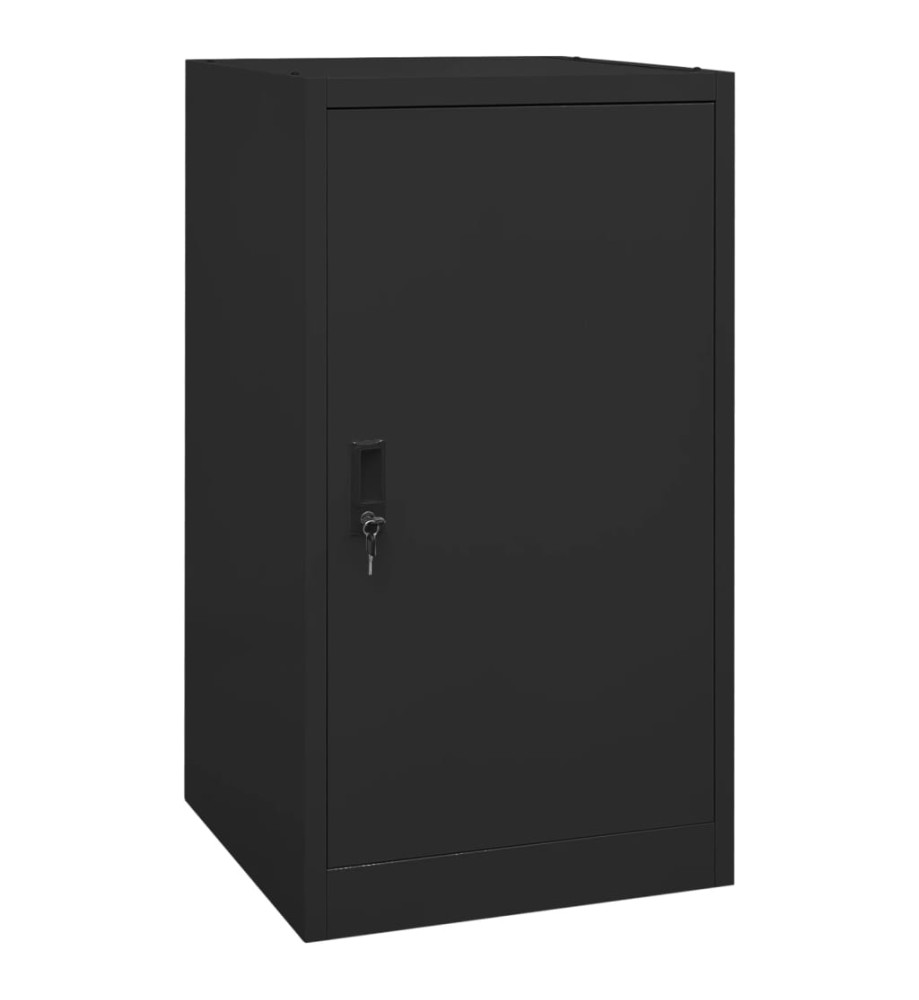 Armoire à selles Noir 53x53x105 cm Acier