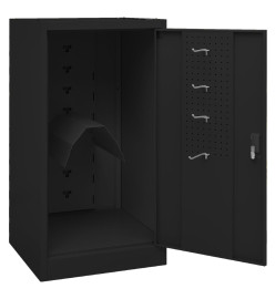 Armoire à selles Noir 53x53x105 cm Acier