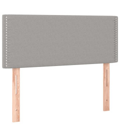 Tête de lit Gris clair 90x5x78/88 cm Tissu