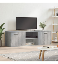 Meuble TV sonoma gris 120x34x37 cm bois d'ingénierie