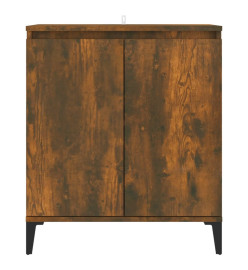 Buffet Chêne fumé 60x35x70 cm Bois d'ingénierie