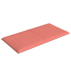 Panneaux muraux 12 pcs Rose 30x15 cm Velours 0,54 m²