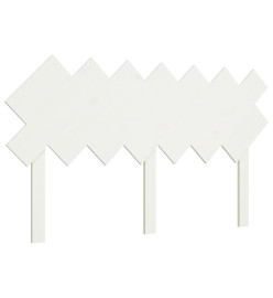 Tête de lit Blanc 141x3x80,5 cm Bois massif de pin