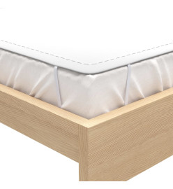 Couvre-matelas imperméables 2 pcs Coton 60x120 cm Blanc