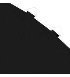 Tapis de saut Tissu Noir pour trampoline rond de 3,96 m