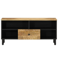 Meuble TV 100x33x46 cm bois massif de manguier