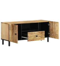 Meuble TV 105x33x46 cm Bois massif de manguier