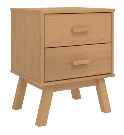 Table de chevet OLDEN marron bois de pin solide