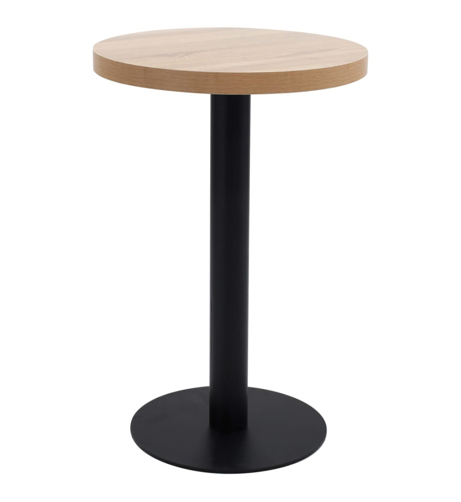 Table de bistro Marron clair 50 cm MDF