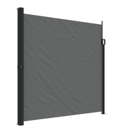 Auvent latéral rétractable anthracite 200x500 cm