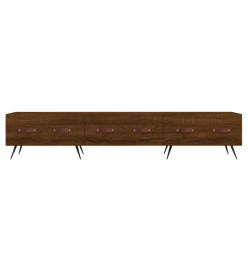 Meuble TV chêne marron 150x36x30 cm bois d'ingénierie