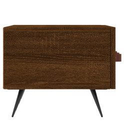 Meuble TV chêne marron 150x36x30 cm bois d'ingénierie