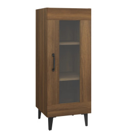 Buffet Chêne marron 34,5x34x90 cm Bois d'ingénierie