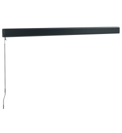 Auvent rétractable anthracite 3,5x2,5 m tissu et aluminium