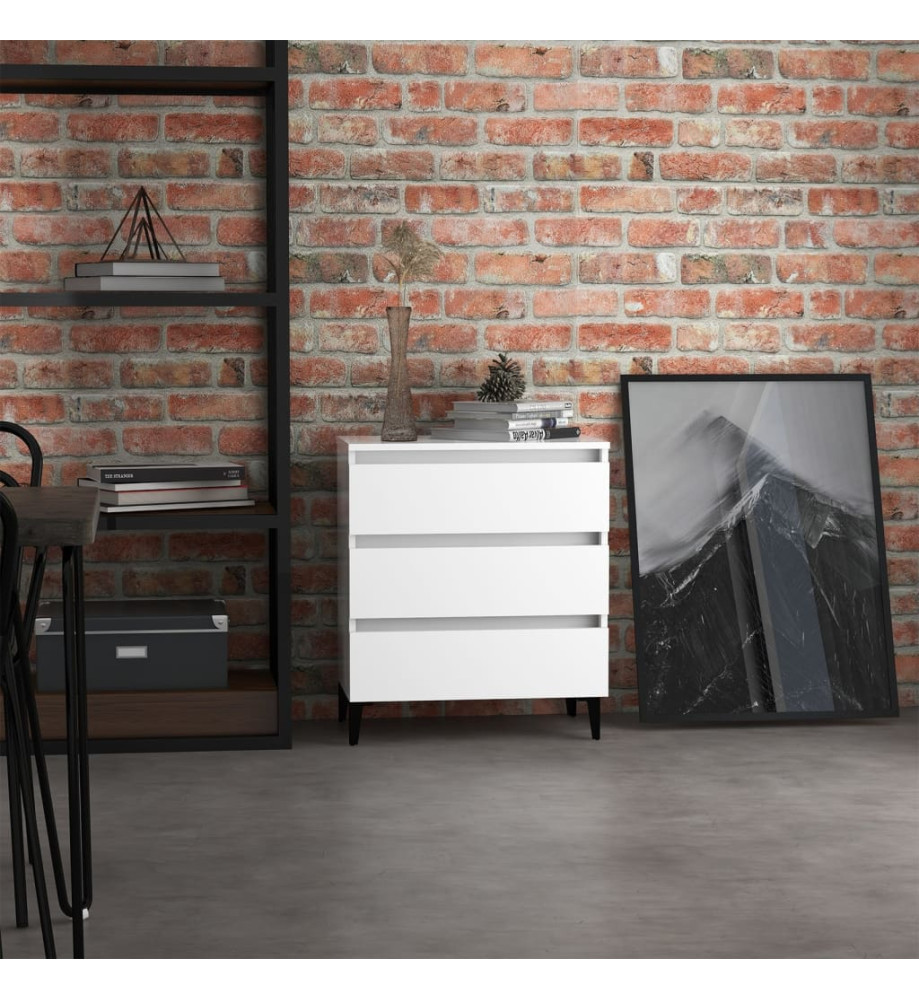 Buffet Blanc 60x35x69 cm Aggloméré Buffet Blanc 60x35x69 cm Aggloméré