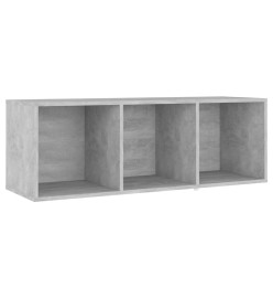 Meuble TV Gris béton 107x35x37 cm Aggloméré