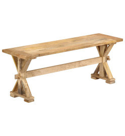 Banc d'entrée 120x35x45 cm Bois de manguier solide