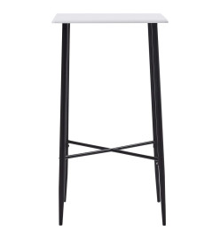 Table de bar Blanc 60 x 60 x 111 cm MDF