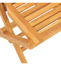 Ensemble à dîner de jardin 7 pcs Bois de teck solide