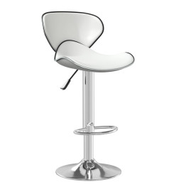 Tabouret de bar Blanc Similicuir