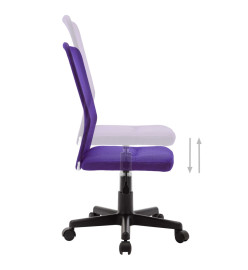 Chaise de bureau Violet 44x52x100 cm Tissu en maille