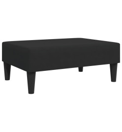 Repose-pied noir 77x55x31 cm velours