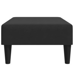 Repose-pied noir 77x55x31 cm velours