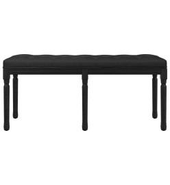 Banc Noir 110x40x49 cm Velours