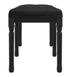 Banc Noir 110x40x49 cm Velours