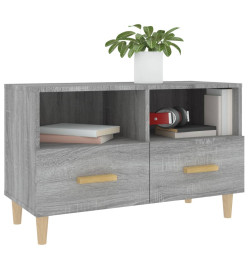 Meuble TV Sonoma gris 80x36x50 cm Bois d'ingénierie