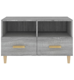 Meuble TV Sonoma gris 80x36x50 cm Bois d'ingénierie