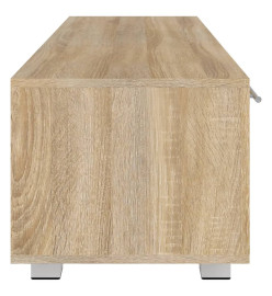 Meuble TV Chêne sonoma 110x40x35 cm Bois d'ingénierie