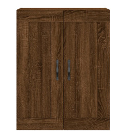 Armoires murales 2 pcs chêne marron bois d'ingénierie