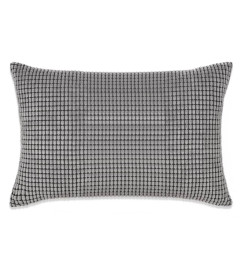 Jeu de coussin 2 pcs Velours 40 x 60 cm Gris