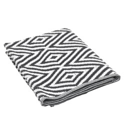 Tapis d'extérieur Noir 140x200 cm PP