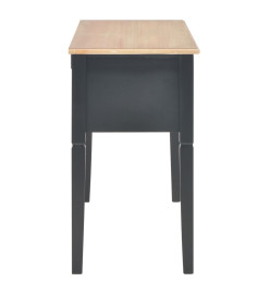 Bureau Noir 109,5 x 45 x 77,5 cm Bois