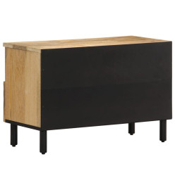 Meuble TV 70x33x46 cm Bois massif de manguier