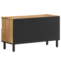 Meuble TV 80x33x46 cm bois massif de manguier