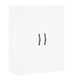 Armoires murales 2 pcs blanc bois d'ingénierie