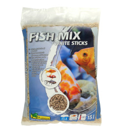 Ubbink Nourriture pour poissons Fish Mix White Sticks 4 mm 15 L